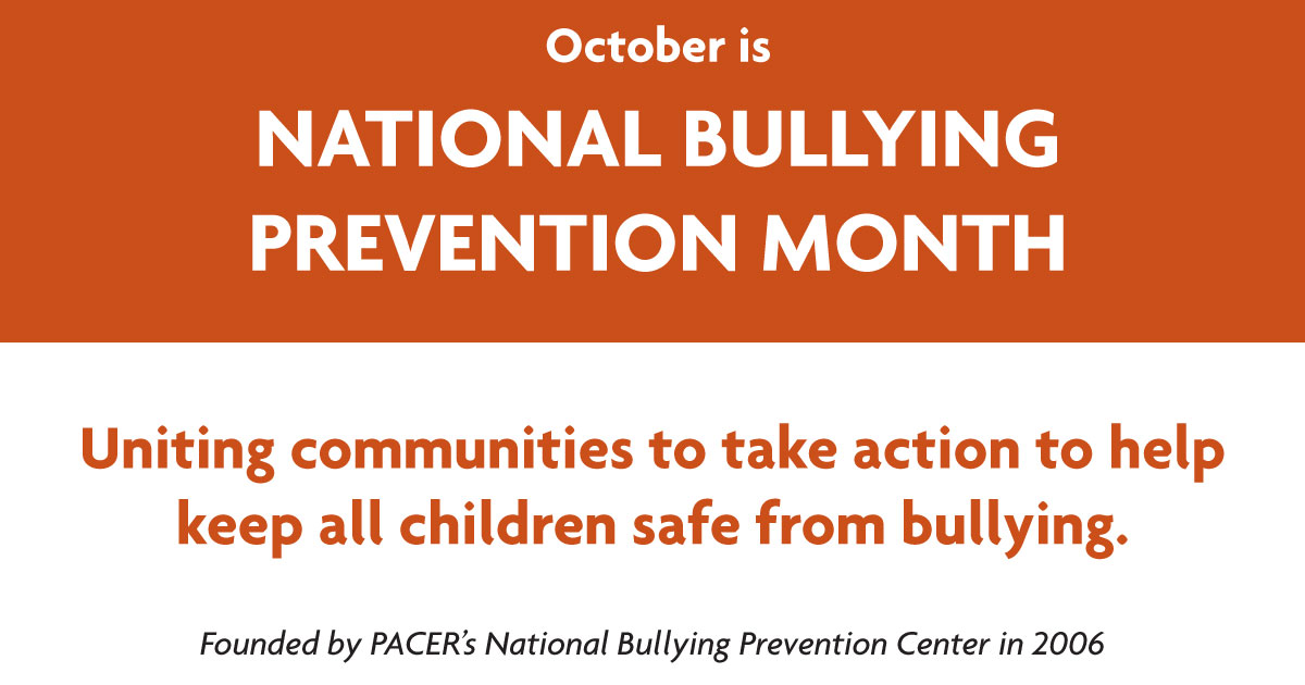 National Bullying Prevention Month