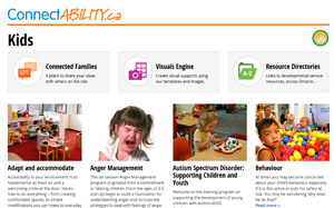 ConnectABILITY.ca Kids Site Thumbnail