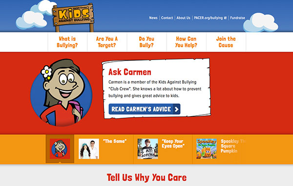 Kids Against Bullying Website