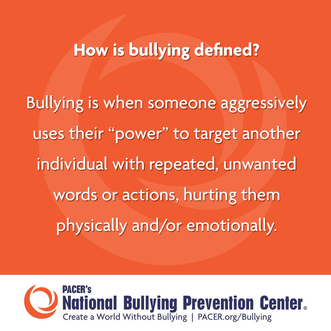 Definition of bullying - National Center Against Bullying