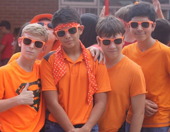 Image result for wear black and orange kids theme