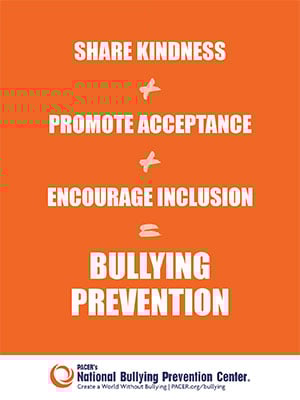 october is national bullying prevention month poster