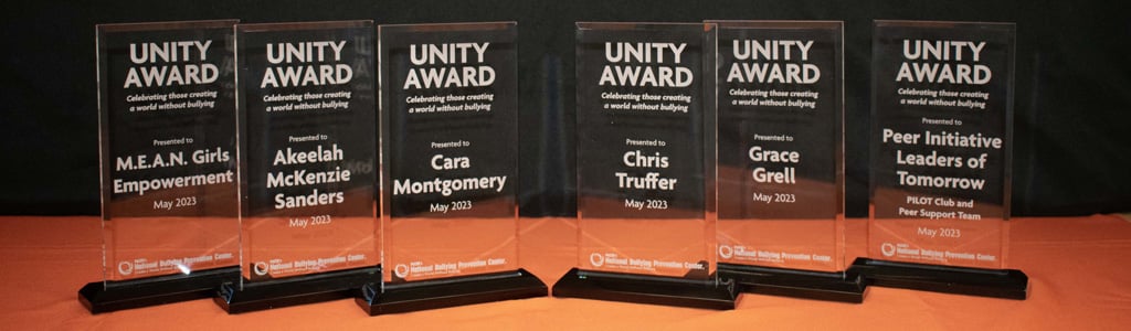 Unity Awards. Celebrating those creating a world without bullying.