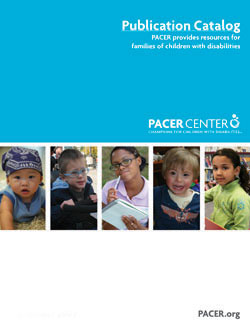 Publications Catalog cover, including collage of smiling children and young adults