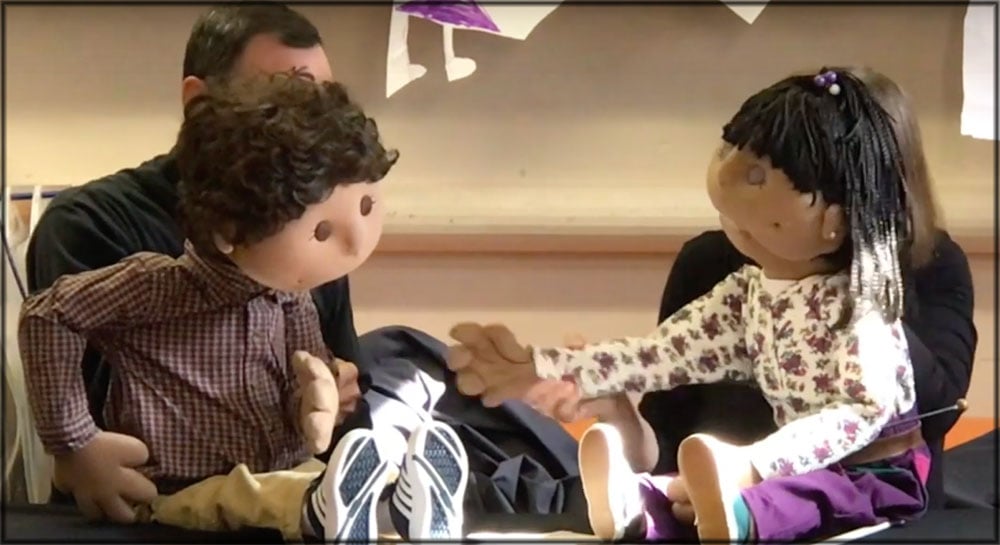 A new school program uses puppets to help students manage their