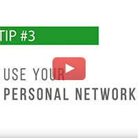 Watch - Transition Tips for Employment #3: Use Your Personal Networks
